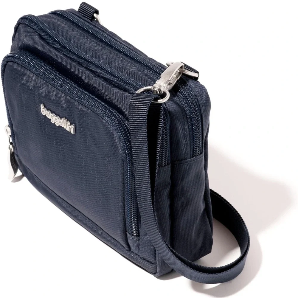 Baggallini Dark Blue Messenger Bag - Picture 5 of 13
